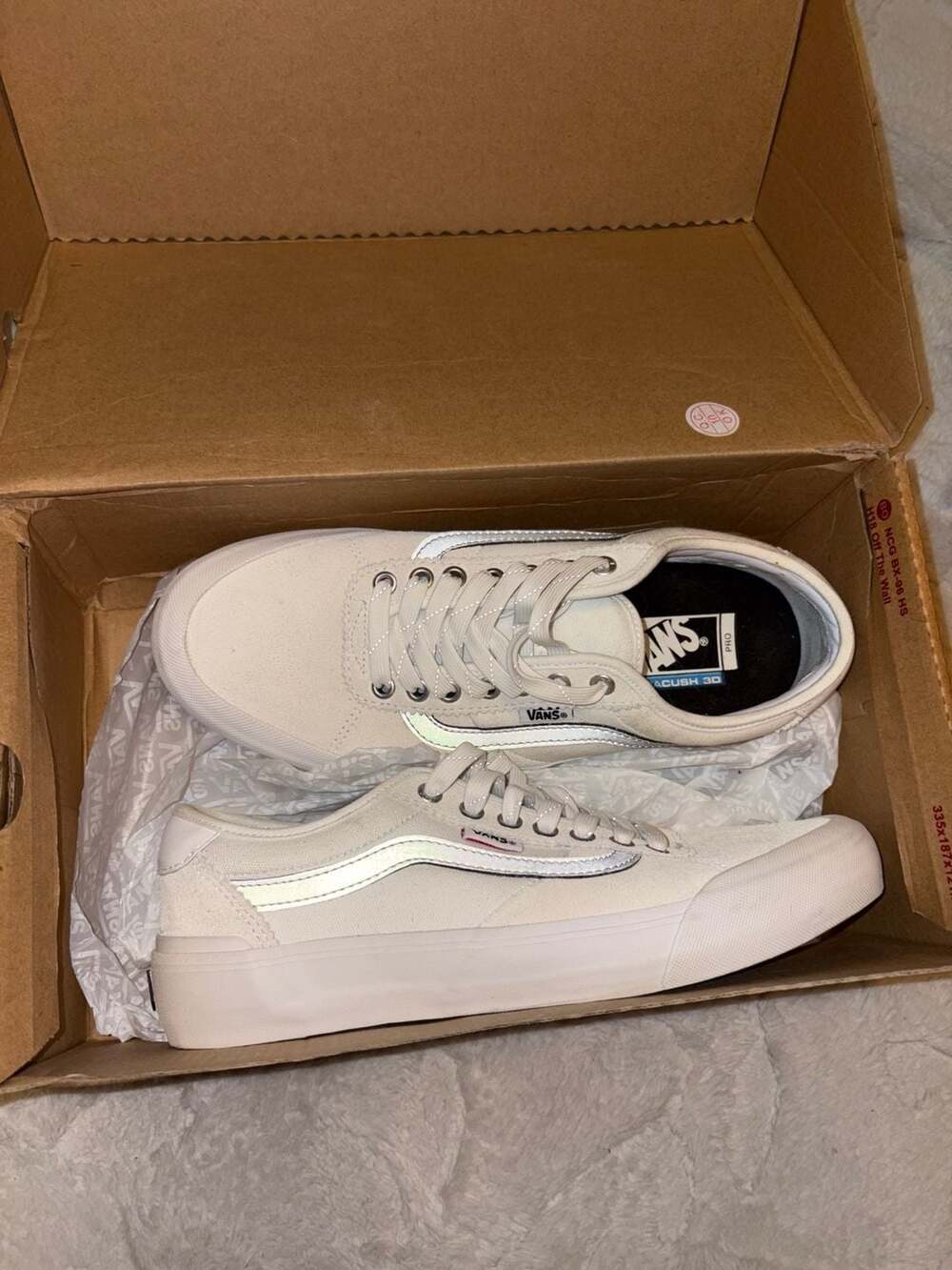 Vans Chima Pro 2 Reflective White Sneakers (VN0A3MTIW69)